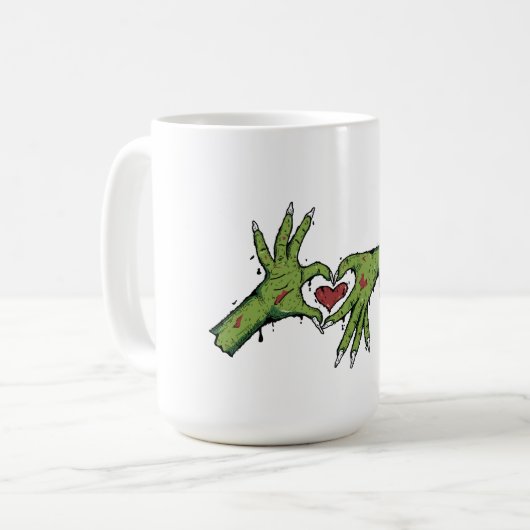 "Unique & Cool Crazy Mug Design : Abstrait vif (Devant gauche)