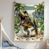 Unique Couverture Dinosaure En Colère Nom Personna