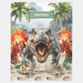 Unique couverture Tyrannosaurus personnalisée pour (Devant)