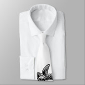 Unique Cravate de Goth Punk de Métal de Crâne sacr (Attaché)