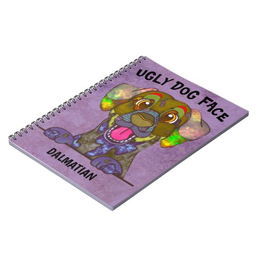 Unique Dalmatien laide Carnet visage chien (Côté gauche)