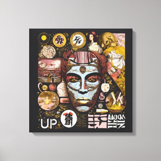 “Unique Design Wrapped Canvas – Modern Wall art " Afdruk (Voorkant)