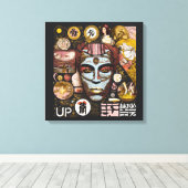 “Unique Design Wrapped Canvas – Modern Wall art " Afdruk (Insitu (Houten vloer))