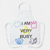 Unique Designs Iam Very Busy  Schort (Voorkant)