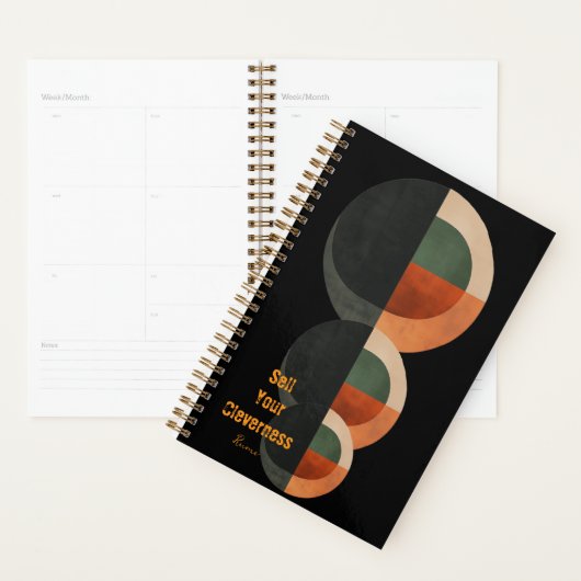  Unique elegant Boho custom planner (Display)