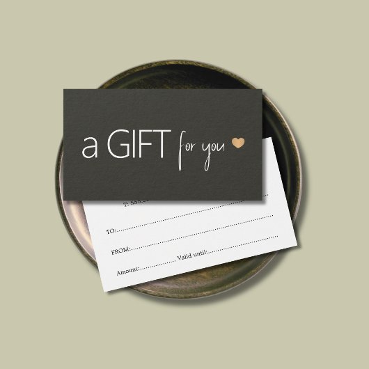 Unique Elegant Oil Black Golden Heart Icon