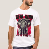 Unique Elephant Motivational and Inspiring Design T-shirt (Voorkant)