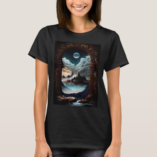 Unique Enchanting Fantasy Dreamscape Ethereal Orig T-shirt (Voorkant)