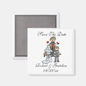 Unique Enregistrer La Date Magnet Mariage Religieu (Recto/Verso)