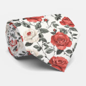 Unique Fathers Day Gift Rose Stropdas (Opgerold)