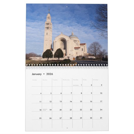 Unique Fine Art Calendrier Washington DC 2023 (Jan 2026)