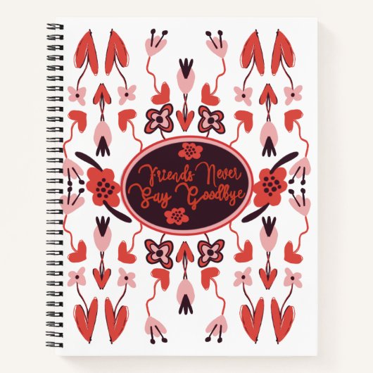 Unique FloralDesign Notitieboek (Voorkant)