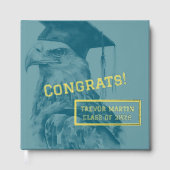 Unique Foil Graduation Party Guest Book (Recto)