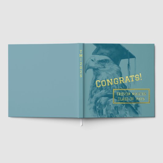 Unique Foil Graduation Party Guest Book (Complet)