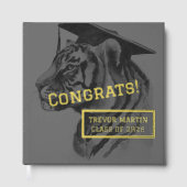 Unique Foil Graduation Party Guest Book (Recto)