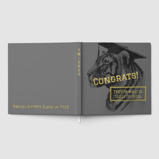 Unique Foil Graduation Party Guest Book (Complet)