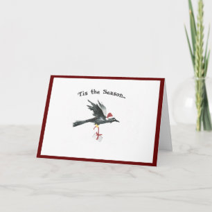 Unique foliday card with Raven Kaart