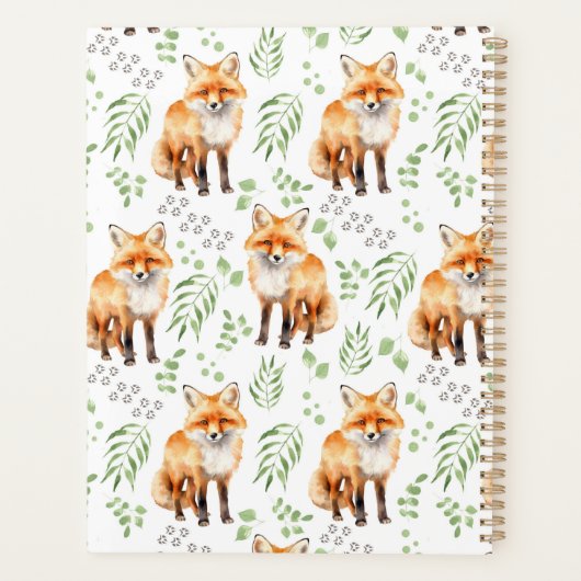 Unique Fox Planner Journal (Achterkant)