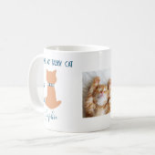Unique Fun Love My Tabby Cat Mug Koffiemok (Voorkant links)