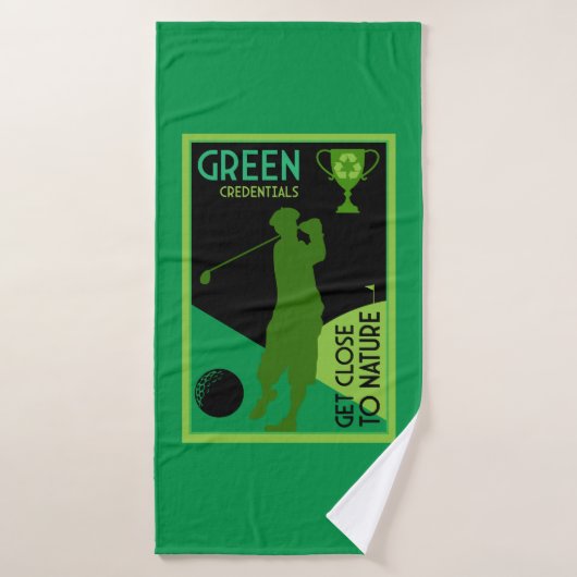 Unique Funny Vintage Golf Cadeau (Serviette de bain)