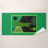 Unique Funny Vintage Golf Cadeau (Serviette de bain)