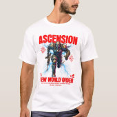 Unique Futuristic Cyber Robot Soldier Art Design T-shirt (Voorkant)