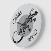 Unique Gecko Round Clock Grote Klok (Hoek)