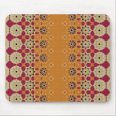 Unique Geometric Pale orange mouse pad Muismat (Voorkant)