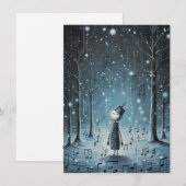 Unique Hand Drawn Christmas Cards Feestdagenkaart (Voorkant / Achterkant)