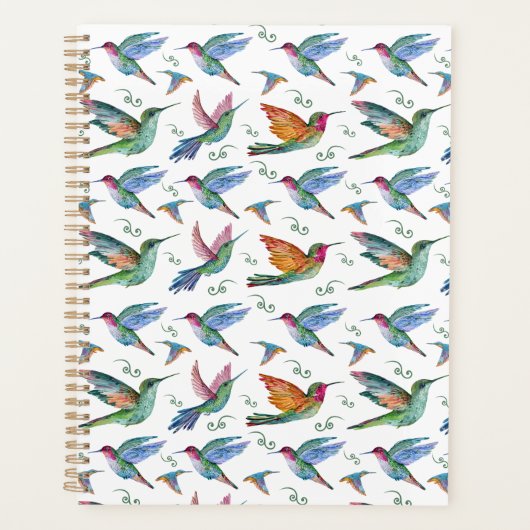 Unique Hummingbirds Planner Journal (Voorkant)