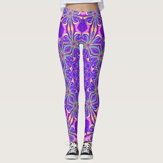 Unique leggings purpple (Devant)