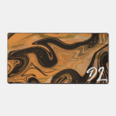 Unique liquide en marbre Brown Abstrait (Recto)