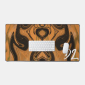 Unique liquide en marbre Brown Abstrait (Clavier et souris)