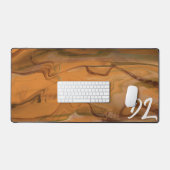 Unique liquide en marbre Brown Abstrait (Clavier et souris)