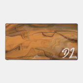 Unique liquide en marbre Brown Abstrait (Recto)