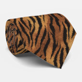Unique Men Gifts Tiger Print Stropdas (Opgerold)