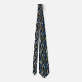 Unique Menswear Ties Animal Print Stropdas (Achterkant)