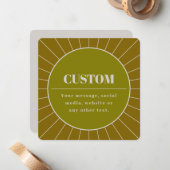 Unique Modèle de conception modifiable inspiré par (Devant/Arrière en situation)