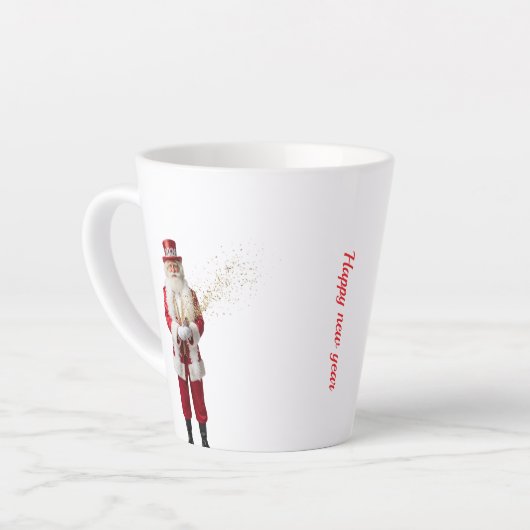 Unique New Year Mug Gift2026 Latte Mok (Linkerhoek)