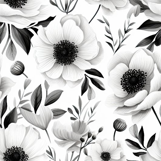 Unique nom personnalisé couverture florale dans le