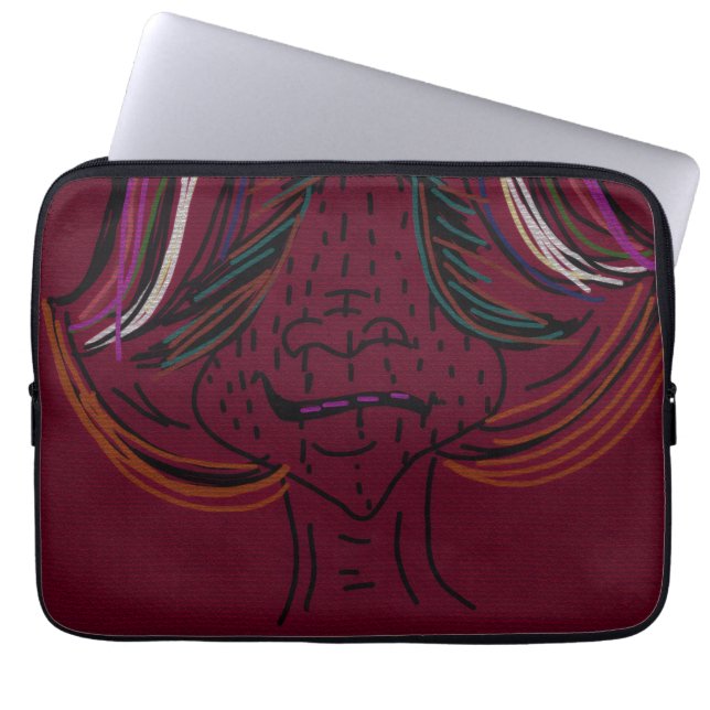 Unique Original Animation Laptop Sleeve (Voorkant)