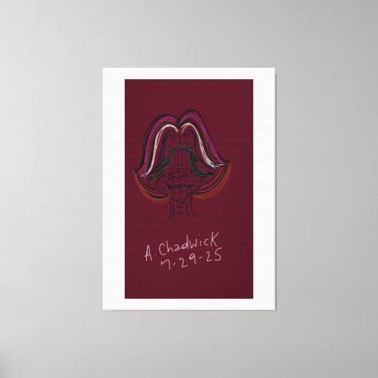 Unique Original Animation Stretched Canvas (Voorkant)