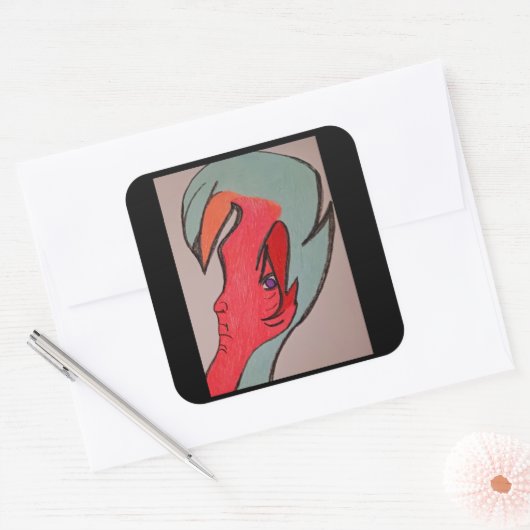 Unique Original Character Art Sticker Sheets (Enveloppe)