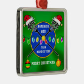 Unique, Ornements de Noël de crosse, Personnalisé (Droite)