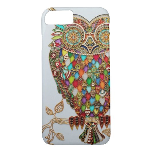 Unique Owl Design iPhone 7 Coque (Dos)