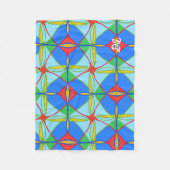 Unique Pattern Abstract  Fleece Blanket Deken (Voorkant)