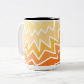 Unique Pattern  Tweekleurige Koffiemok (Voorkant links)