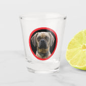 Unique Personalized First Pet Dog Lover Photo Gift Shot Glas (Voorkant)