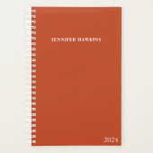 Unique propreté Terracotta personnel hebdomadaire (Devant)