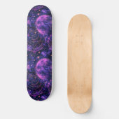 Unique Purple Astrologie Design Skateboard (Recto)